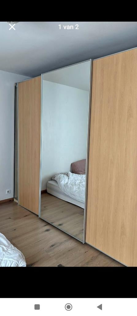 Grote kast met schuifdeuren 3m - GRATIS, Ophalen, Gebruikt, 200 cm of meer, Met plank(en)