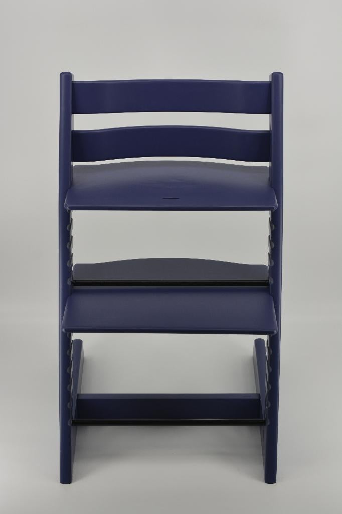 Stokke Tripp Trapp Dark Blue – Refurbished model, Kinderen en Baby's, Kinderstoelen, Verzenden, Zo goed als nieuw, Meegroeistoel