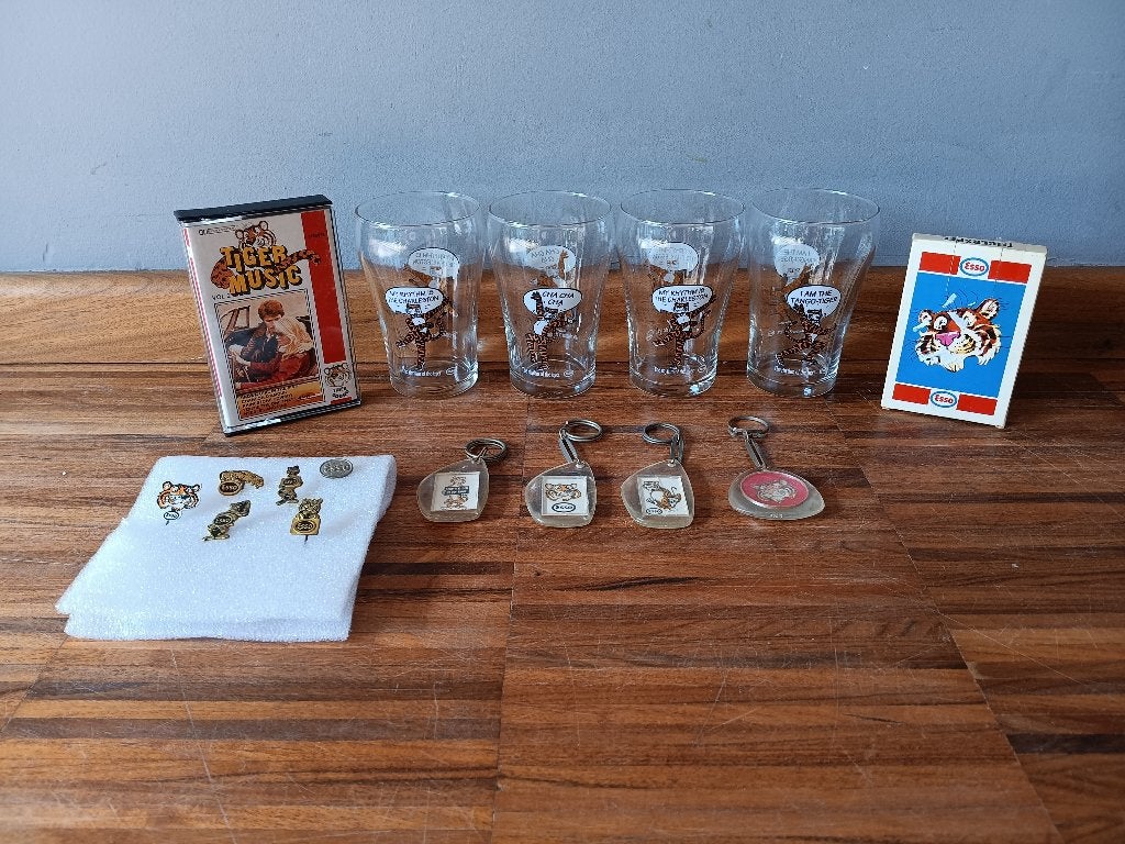 Vintage Esso verzamelspullen, Verzamelen, Ophalen of Verzenden, Zo goed als nieuw, Overige typen