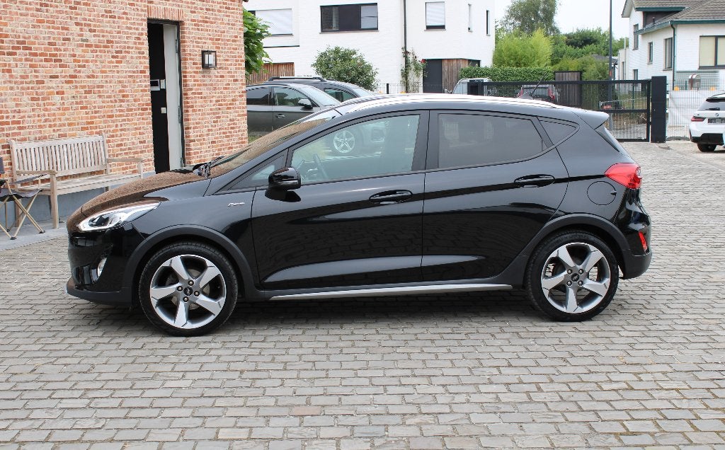 Fiesta Active 1.0 EcoBoost  ACTIVE Bwj 04/2019, Auto's, Voorwielaandrijving, Lane Keeping Assist, Leder en Stof, Zwart