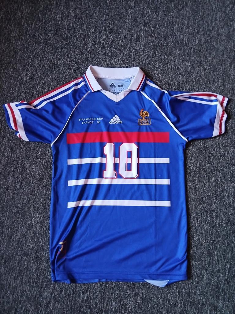 Retro Voetbalshirt Frankrijk maat M, Maat M, Ophalen