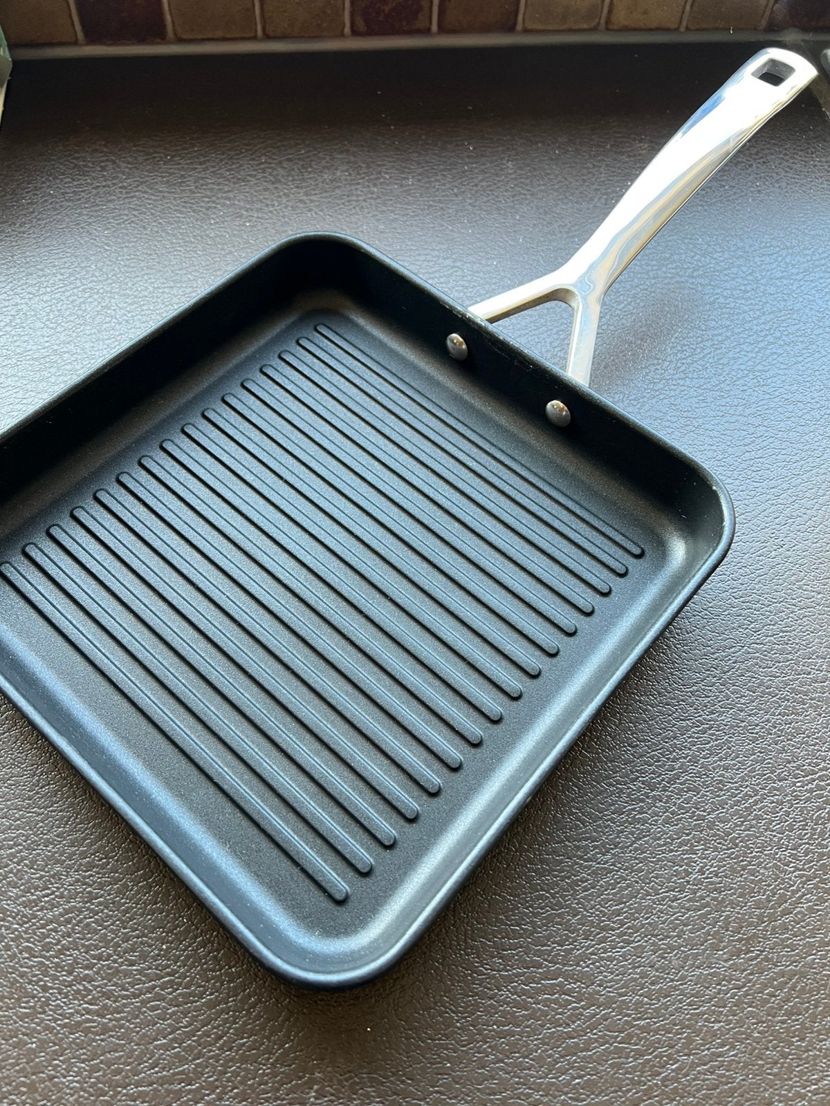 Grillpan Le Creuset, Huis en Inrichting, Keuken | Potten en Pannen, Geschikt voor inductie, Ophalen, Zo goed als nieuw, Le Creuset