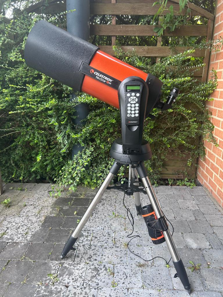 Celestron NexStar 8 SE telescoop + toebehoren, Ophalen, 200 mm of meer, Met statief, Spiegeltelescoop (reflector)