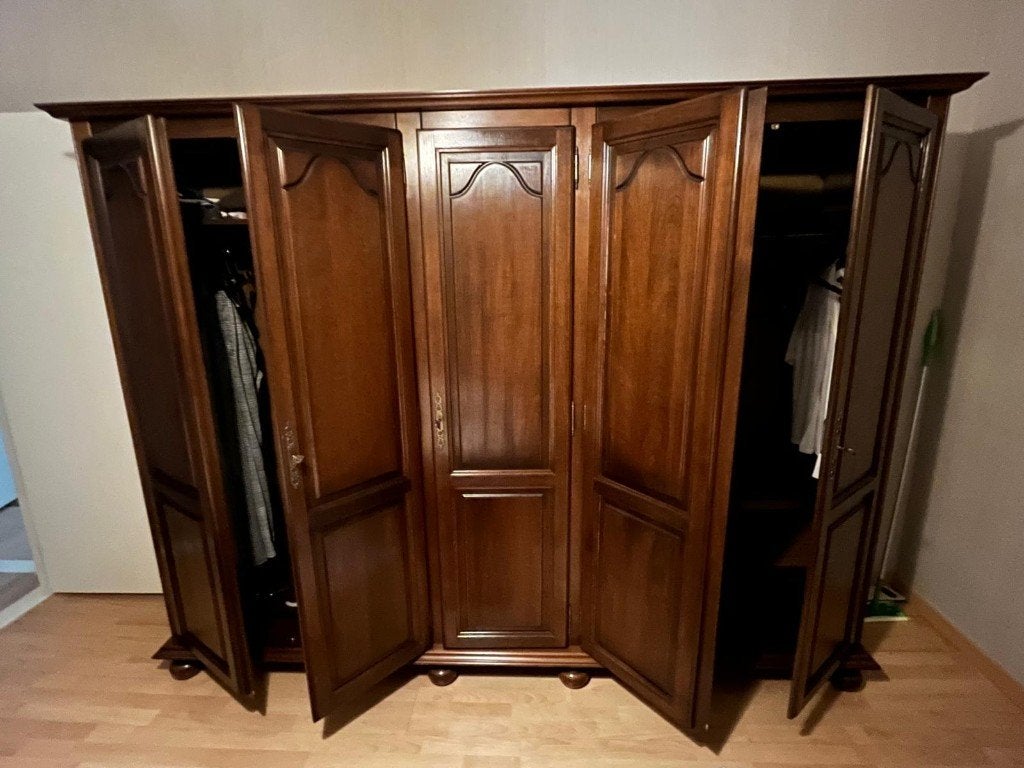 eiken slaapkamer, Huis en Inrichting, Slaapkamer | Complete slaapkamers, Ophalen, Zo goed als nieuw, Twijfelaar, Eiken