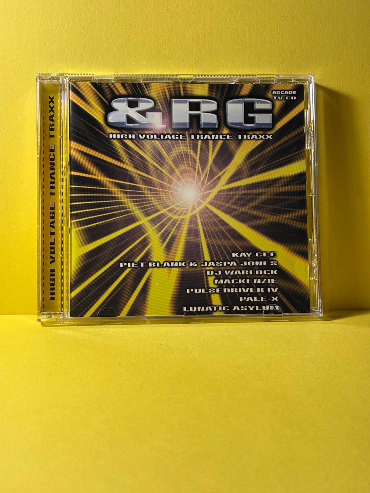 &RG - high voltage trance traxx / nieuwstaat, CD & DVD, CD | Dance & House, Envoi, Comme neuf, Trance