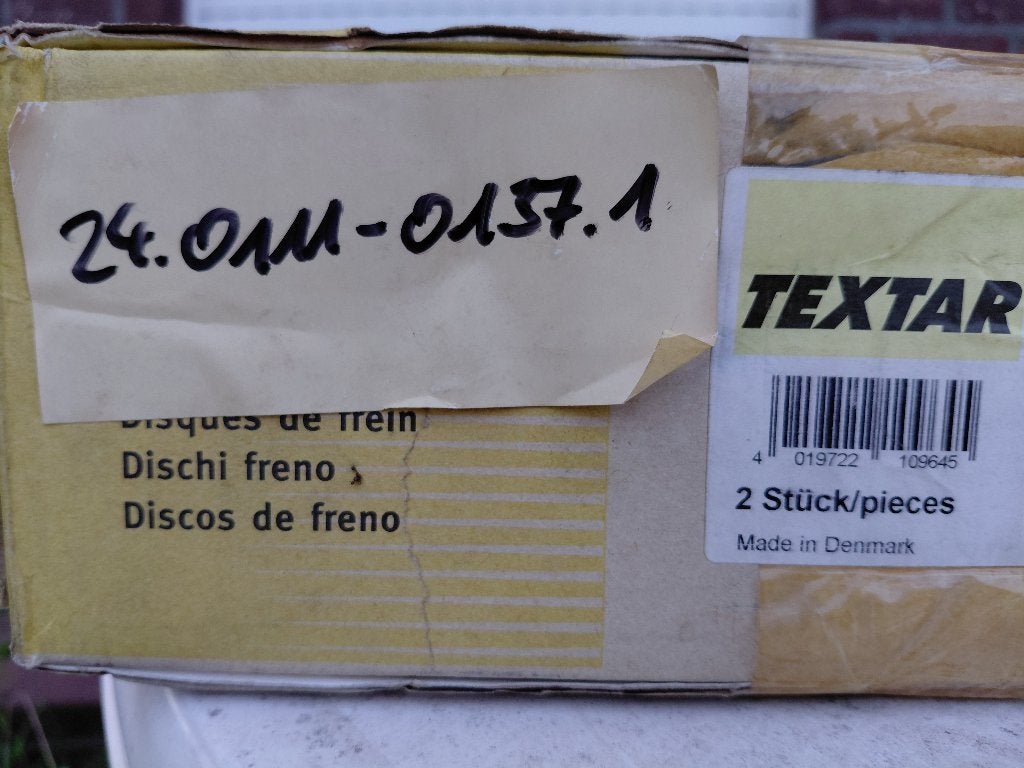 Disques de frein Mercedes W201 - Textar 98200027401, Enlèvement, Neuf, Mercedes-Benz