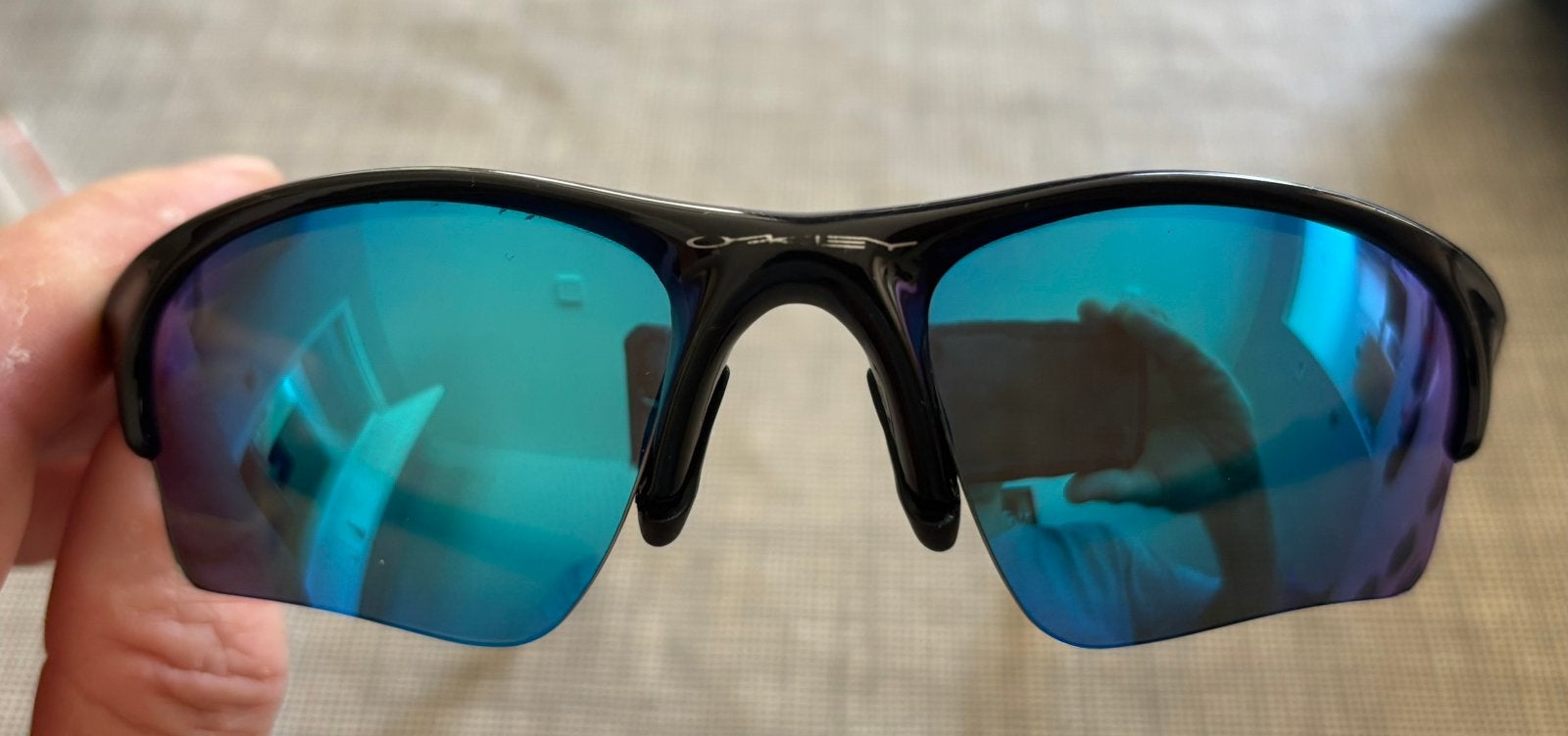 Lunettes Oakley Half Jacket, Vélos & Vélomoteurs, Vêtements d'extérieur, Enlèvement ou Envoi, Autres tailles, Utilisé