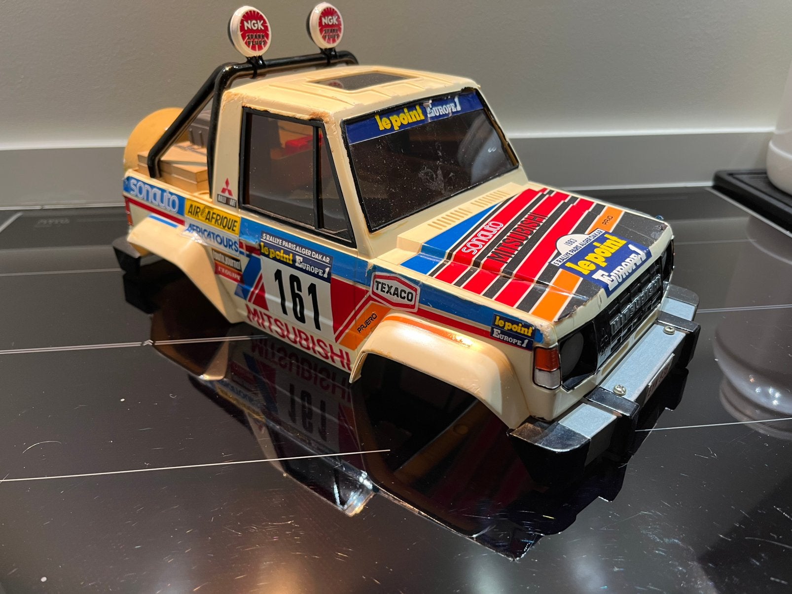 Tamiya pajero vintage, Hobby & Loisirs créatifs, Enlèvement, Utilisé
