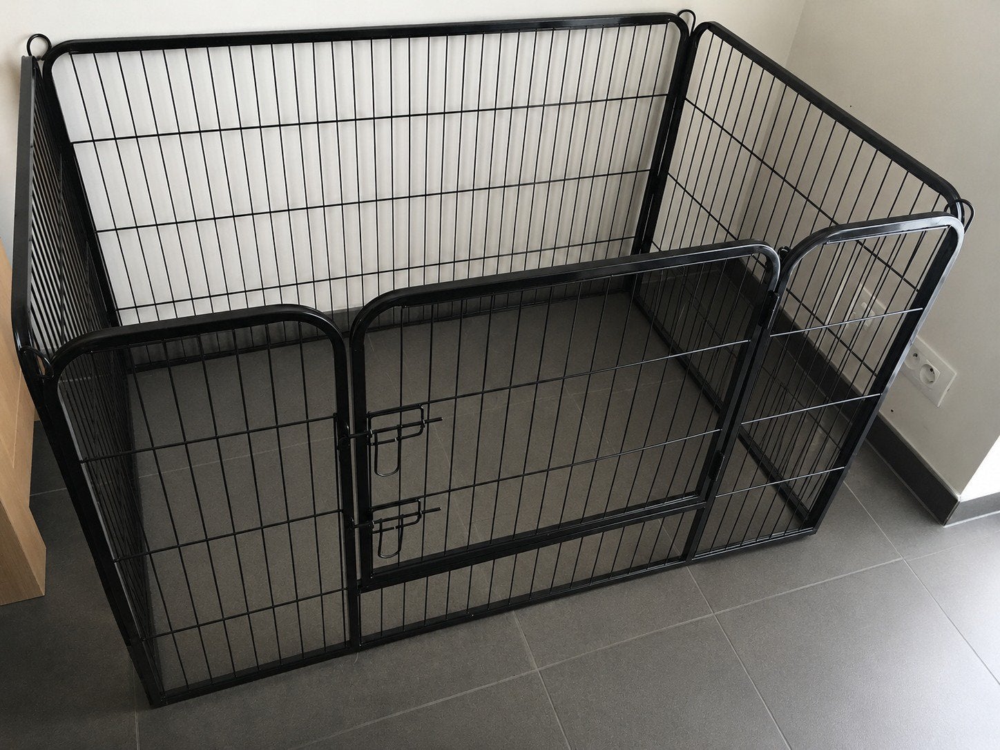 Hondenren - Staal - 125x80x70cm, Ophalen, Zo goed als nieuw