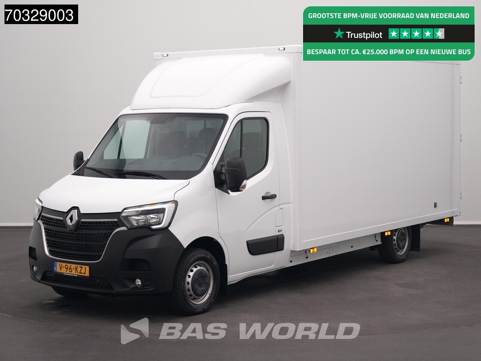 Renault Master 165PK BPM VRIJ! Lowliner Bakwagen Navi LED Ai, Auto's, Start-stop-systeem, Stof, 2399 kg, 4 cilinders