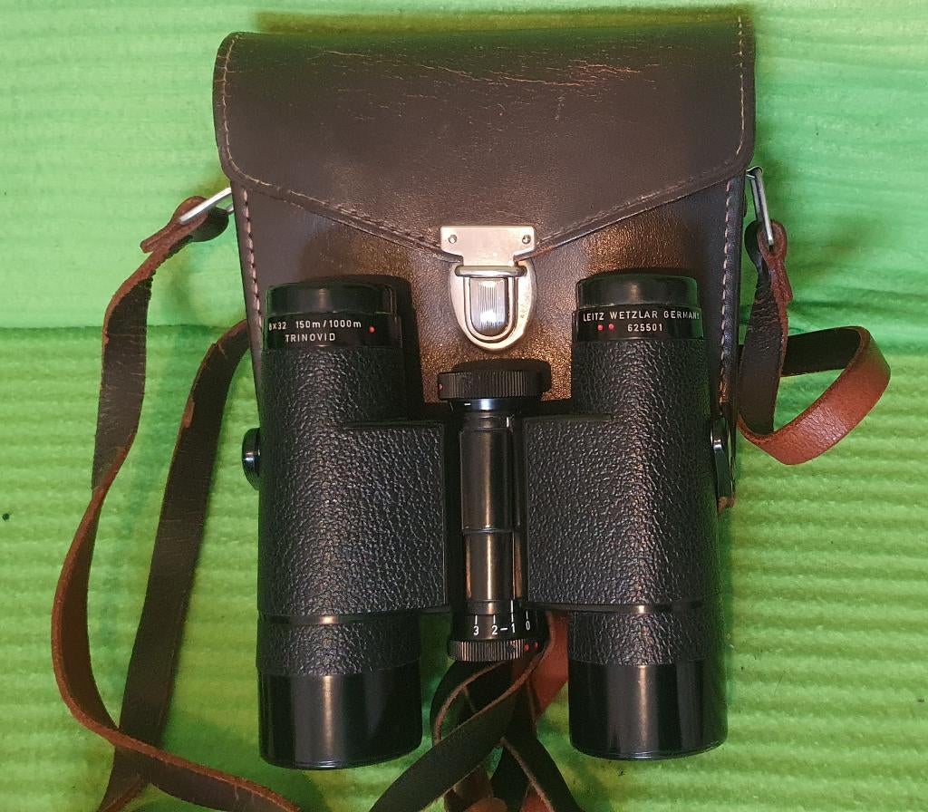 150mX1000m Leitz weitzlar 8×32 leica trinovid, Audio, Tv en Foto, Fotocamera's Analoog, Ophalen, Gebruikt, Leica