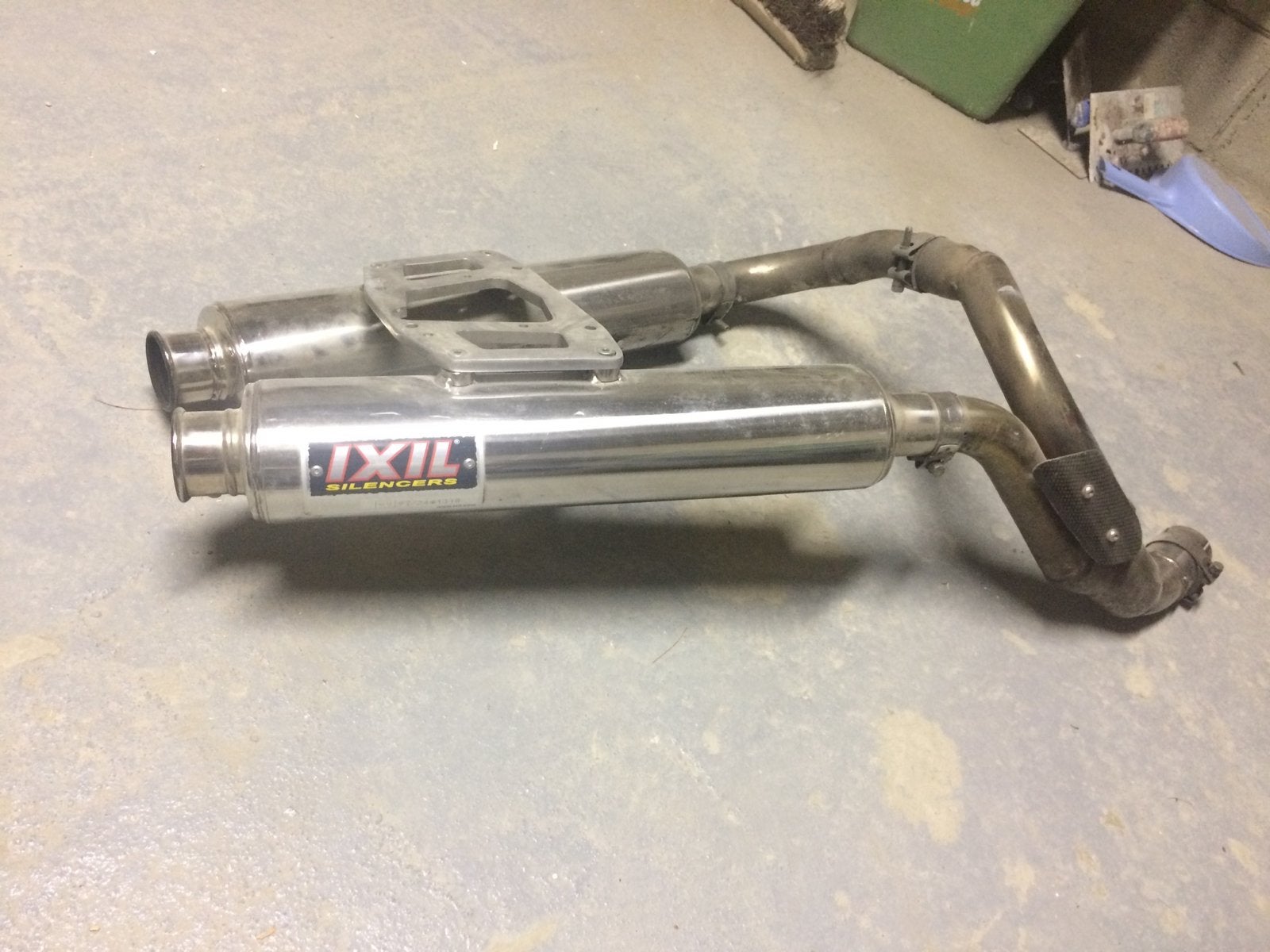 Kawasaki zx10 dubbel uitlaat, Motoren, Particulier