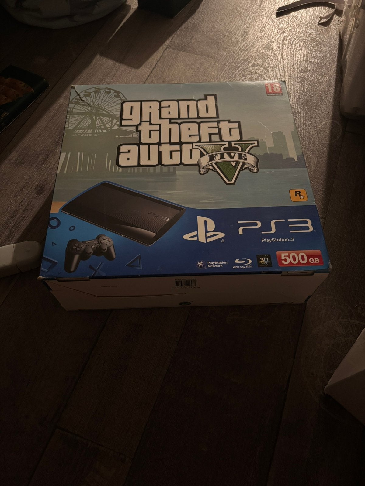 Playstation 3 - GTA 5 editie. 2x dualshock 3, Ophalen, Zo goed als nieuw