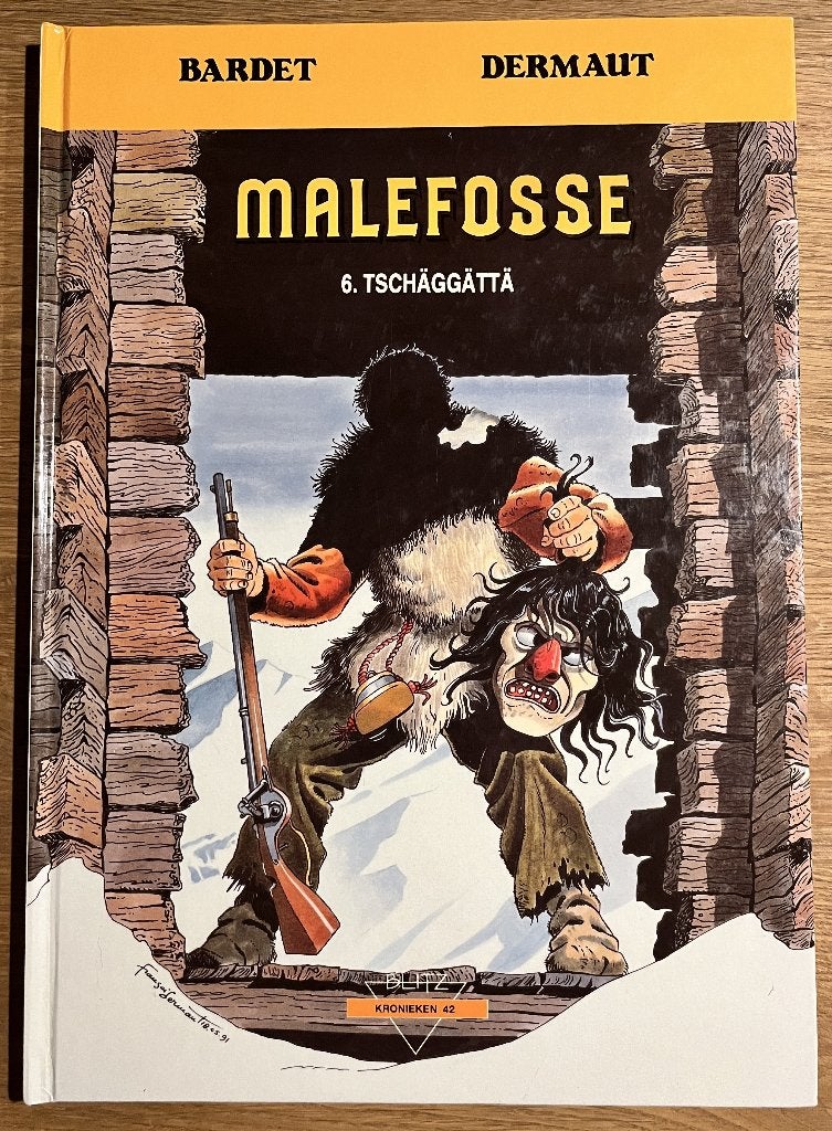 Malefosse - Tschäggätta - 42-1e dr HC (1992) Strip, Boeken, Meerdere stripboeken, Ophalen of Verzenden, Zo goed als nieuw