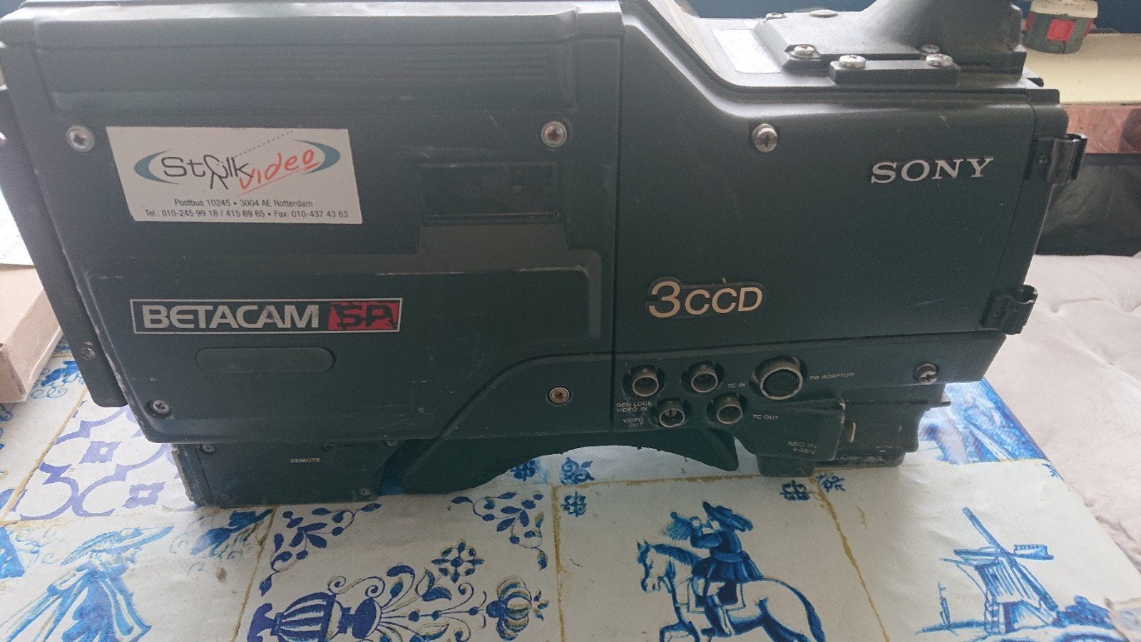Sony Betacam SP professionele videocamera, Audio, Tv en Foto, Professionele apparaten, Ophalen of Verzenden, Gebruikt, Video