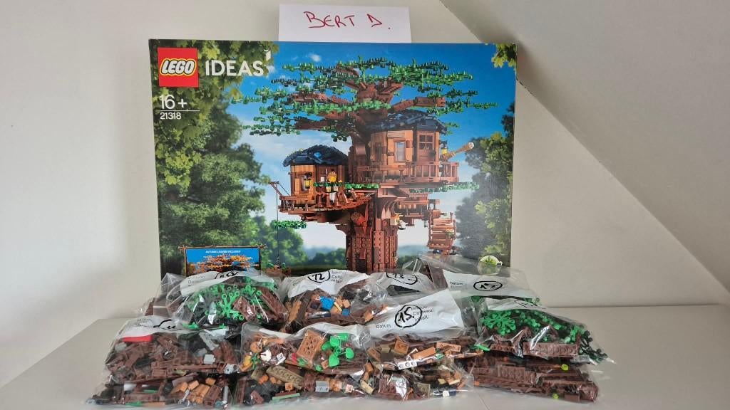 Lego Botanicals - 21318 Boomhut, Pièces supplémentaires incluses, Lego, Ensemble complet, Comme neuf