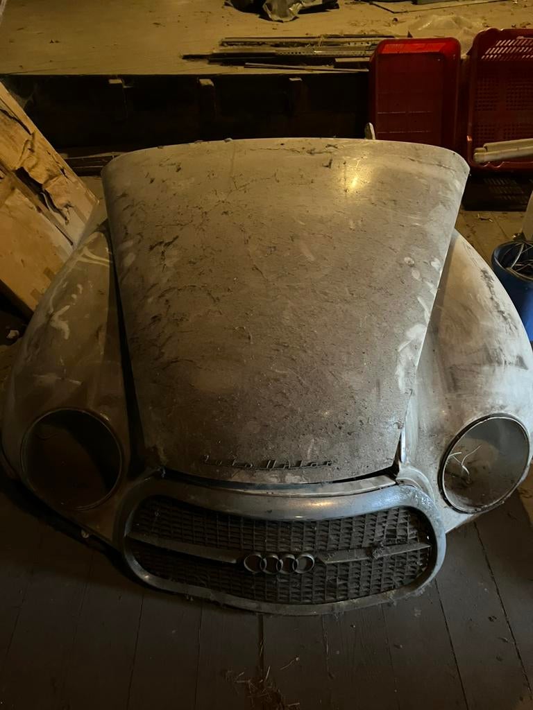 Dkw 1000S  auto union voorvleugels motorkap ruit radiator, Ophalen, Gebruikt