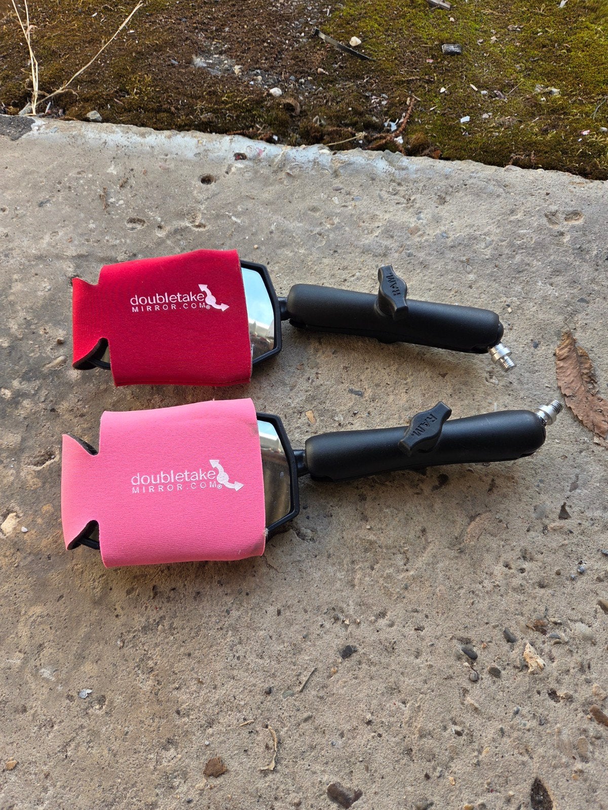 doubletake adventure spiegels, Motoren, Accessoires | Overige, Ophalen, Zo goed als nieuw
