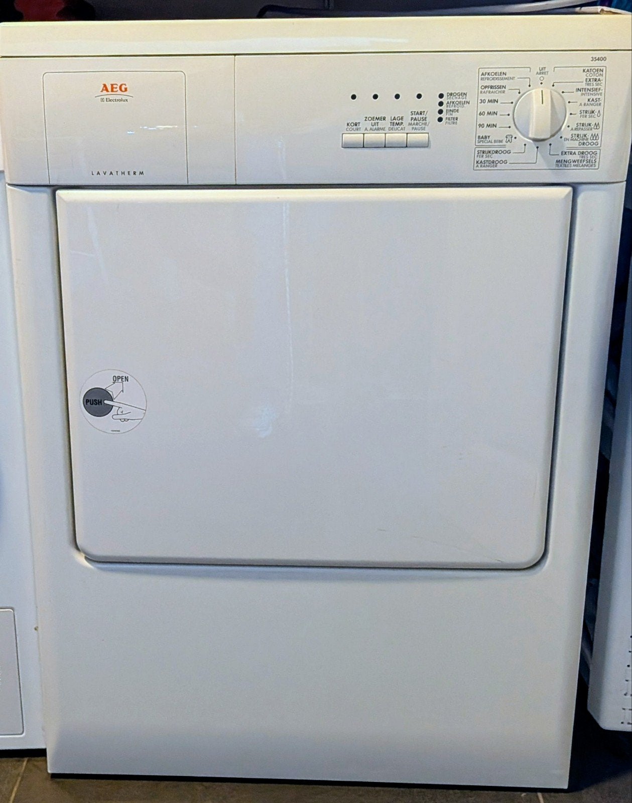 Droogkast AEG met luchtafvoer, Elektronische apparatuur, Droogkasten, Ophalen, Luchtafvoer