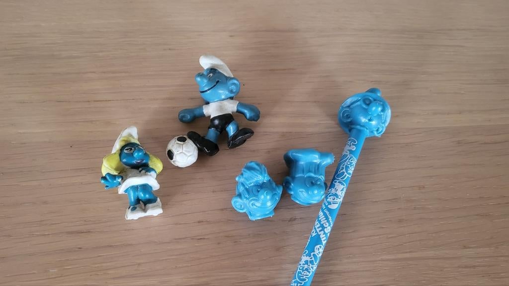 Lot oudere smurfen, Collections, Schtroumpfs, Enlèvement ou Envoi, Schtroumpfette