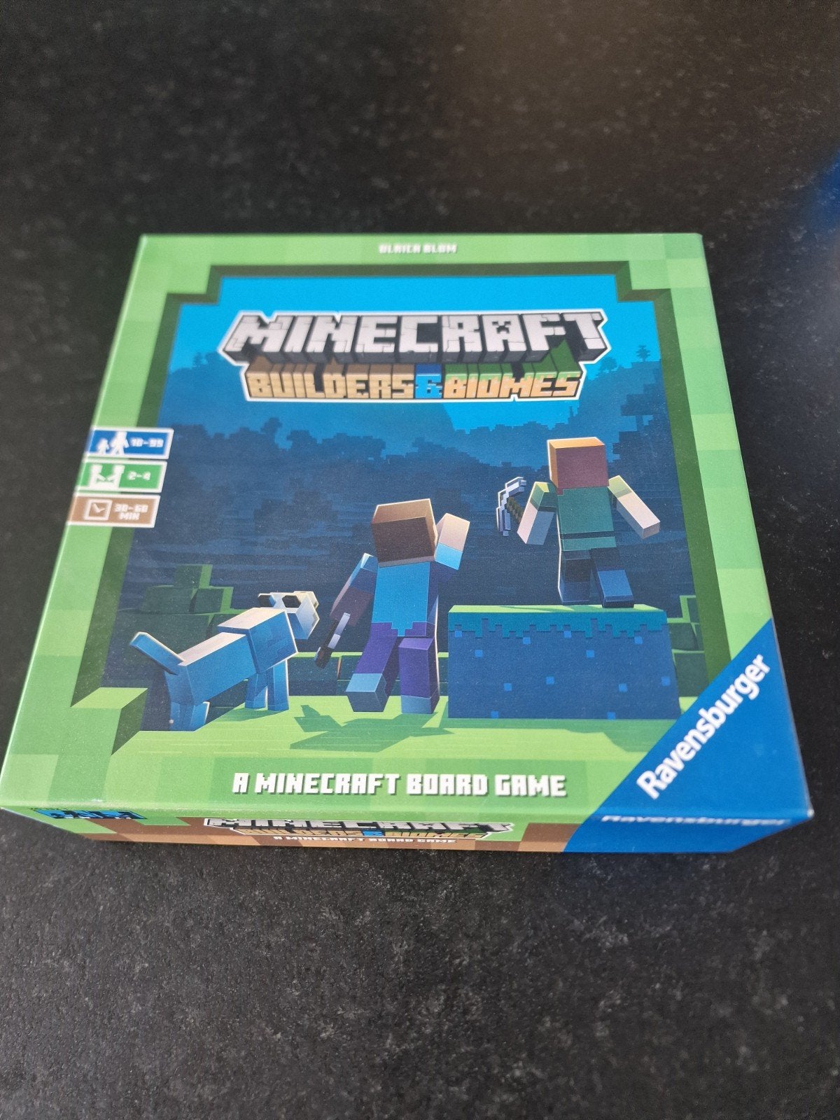 MineCraft Builders en Biomes - bordspel - nieuw!, Drie of vier spelers, Ophalen, Nieuw, Ravensburger