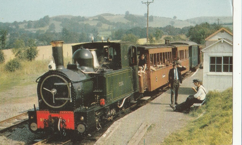 TREIN  THE EARL ( Welshpool and Llanfair Light Railway ), Verzamelen, Postkaarten | Themakaarten, Verzenden, Ongelopen, Voertuig