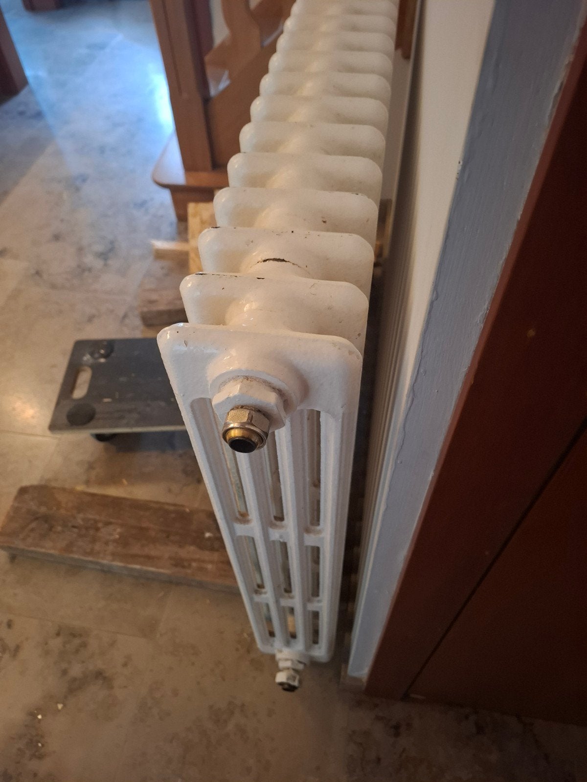 gietijzeren radiator, Doe-het-zelf en Bouw, Verwarming en Radiatoren, Ophalen, Radiator