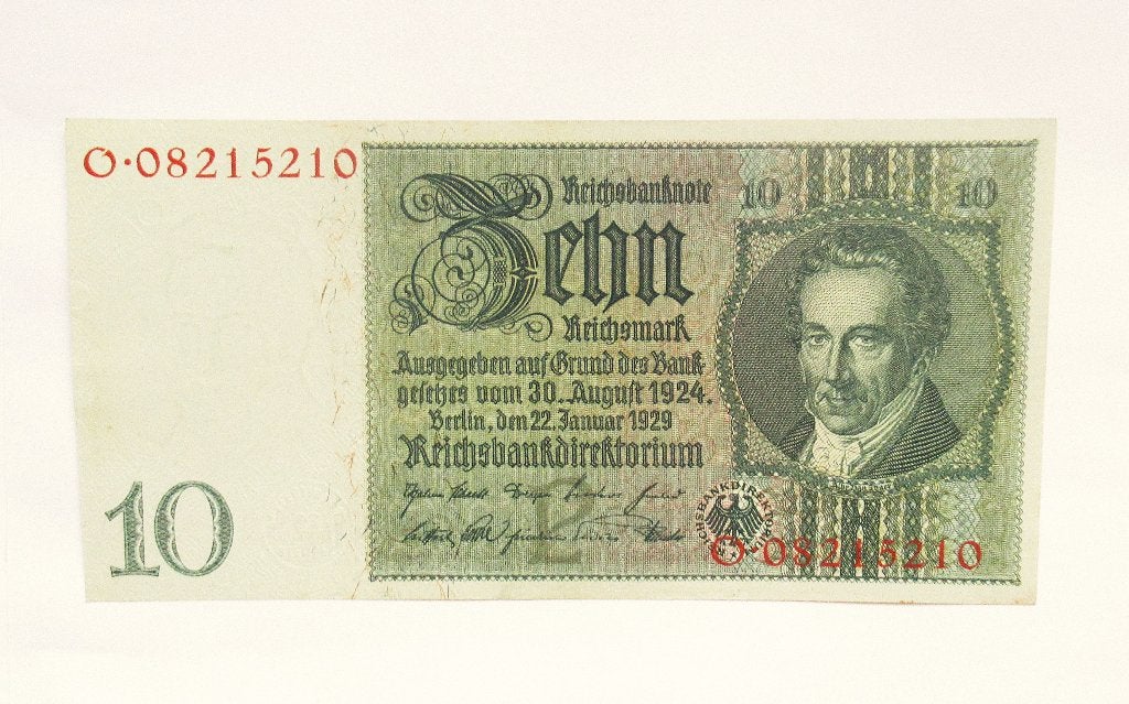 Duitsland 10 Reichsmark  1929, Envoi, Allemagne
