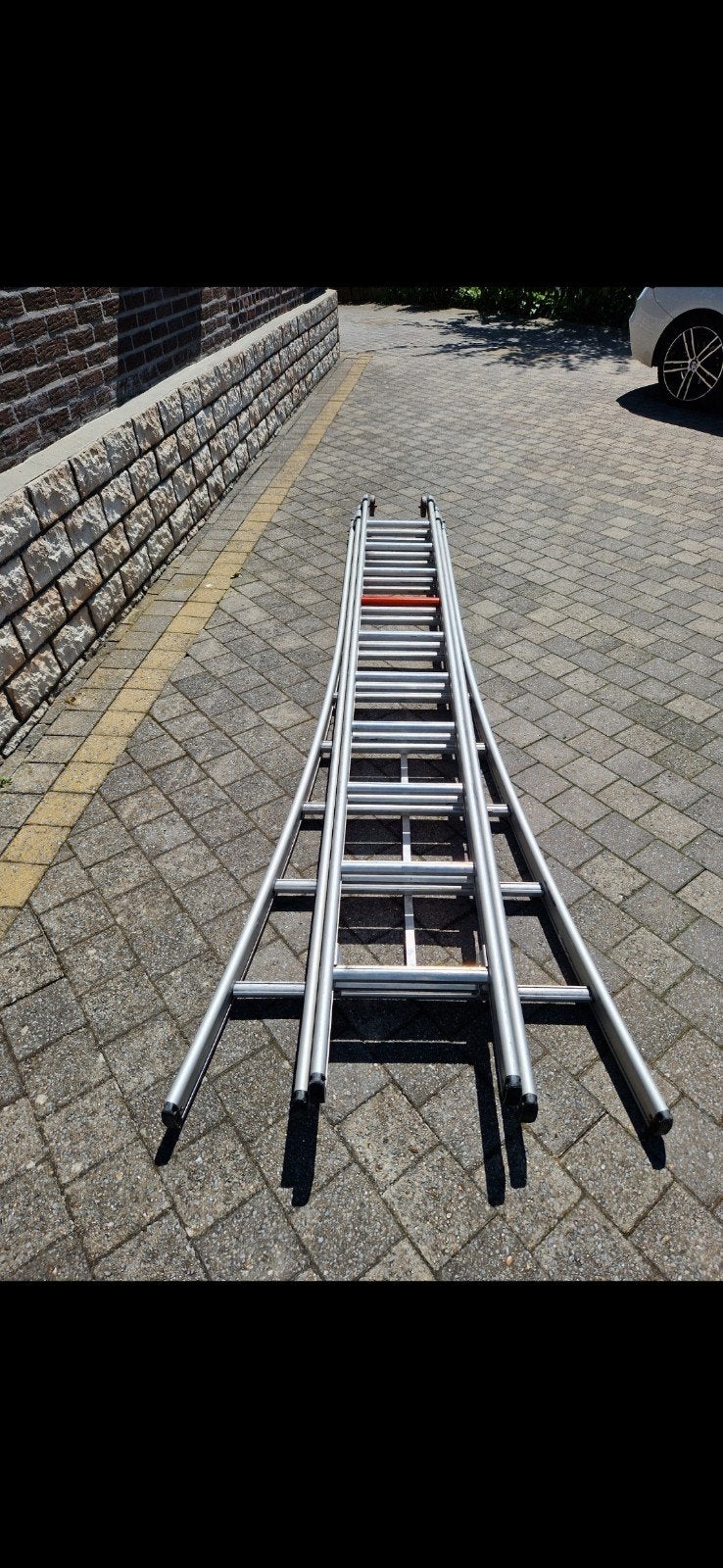 Ladder 3x10 treden goed staat, Doe-het-zelf en Bouw, Ophalen, Ladder