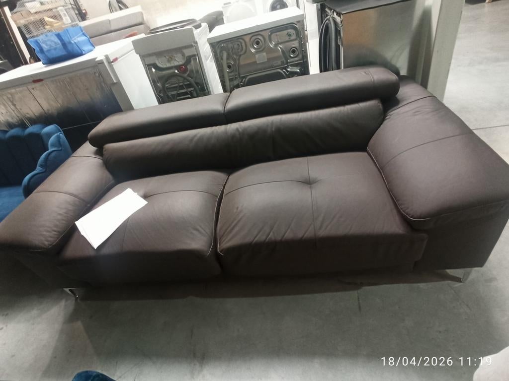 Canapé en cuir de luxe en excellent état — opportunité que v, Maison & Meubles, Enlèvement