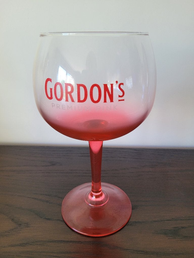 speciale editie van gin glas, merk gordon gin, Verzamelen, Ophalen