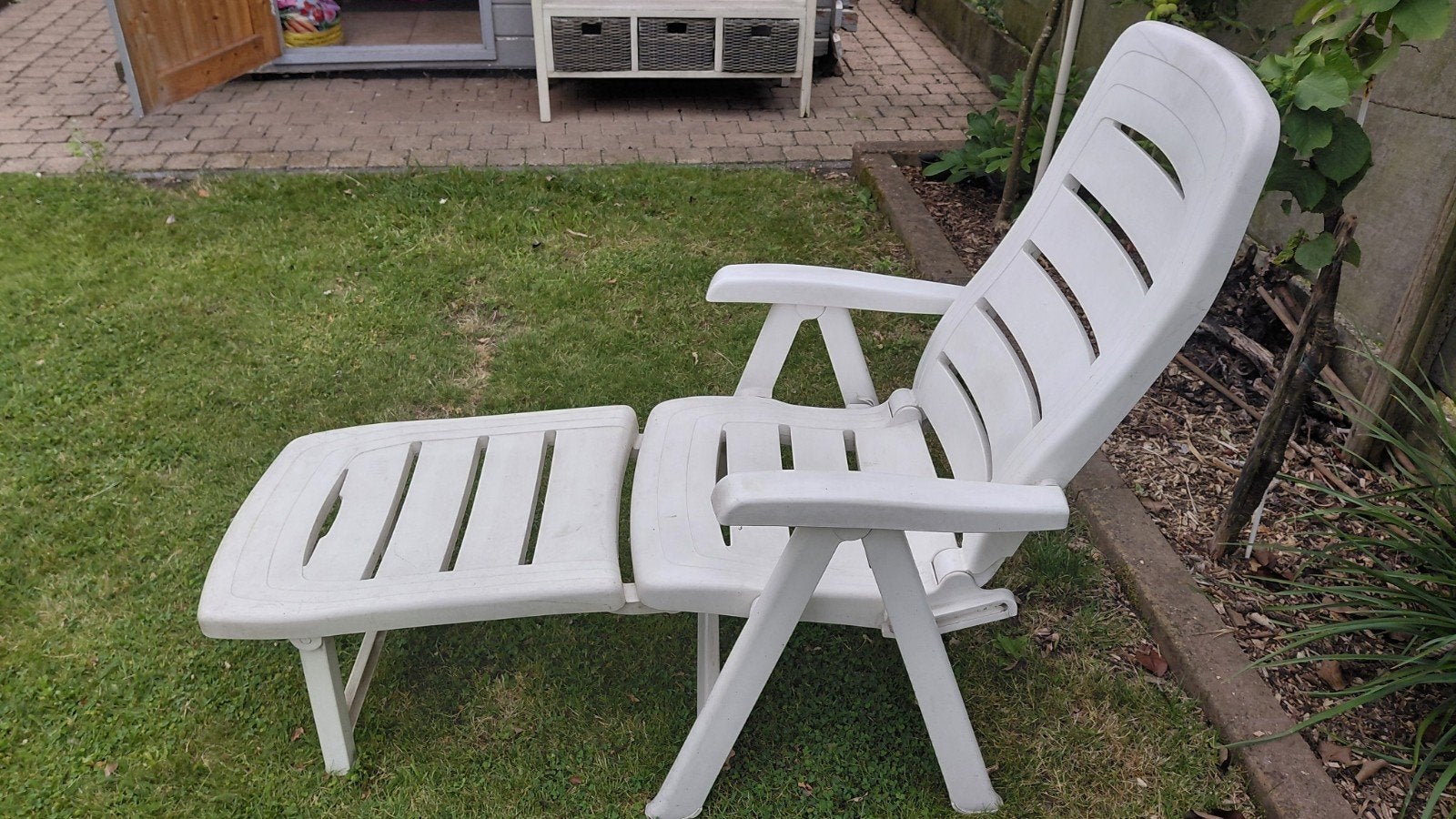 Tuinstoelen relax, Ophalen, Gebruikt, Kunststof, Inklapbaar
