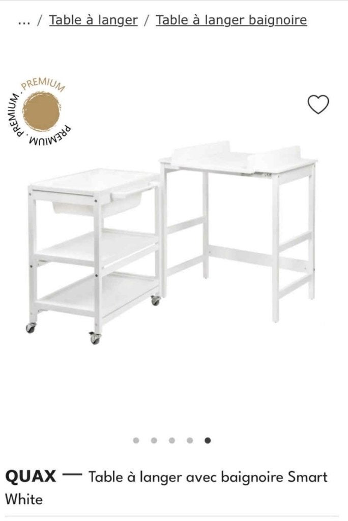 Table à langer de la marque QUAX, Enfants & Bébés, Chambre d'enfant | Meubles Autre, Utilisé, Autres types, Enlèvement