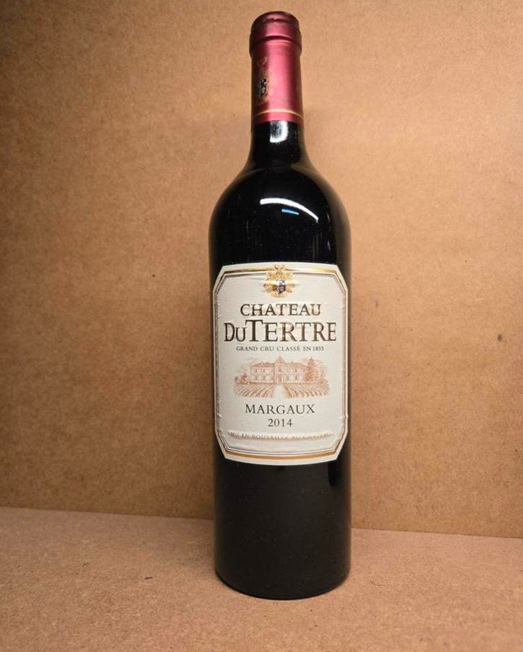 vin chateau du tertre  2014 margaux grand cru classé, Collections, Enlèvement