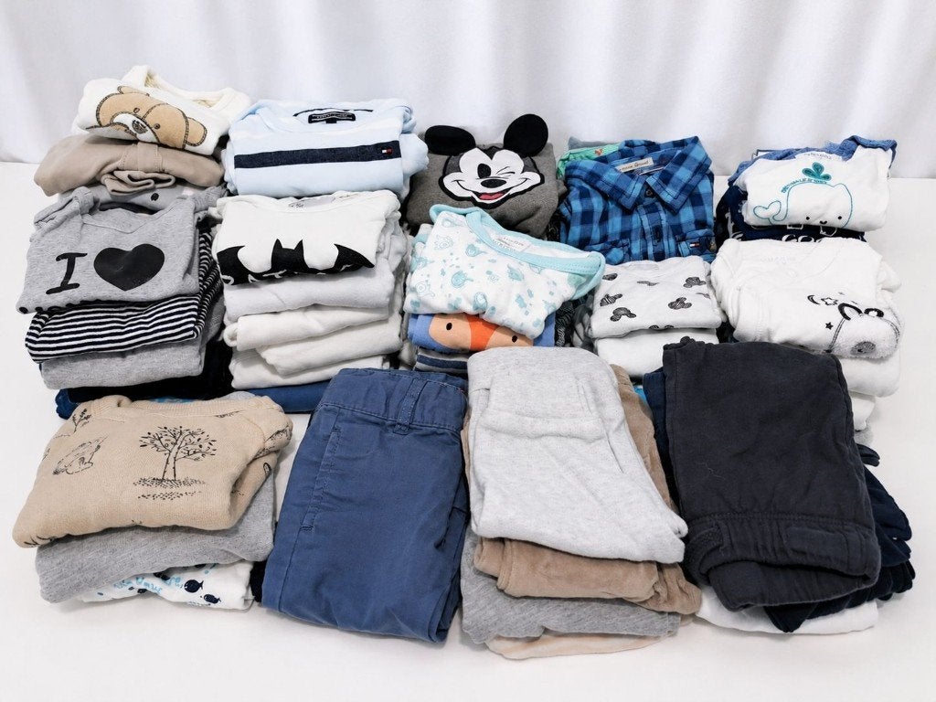 Babykleding maat 68 – 67 stuks – jongen – goede staat, Enfants & Bébés, Paquets de vêtements pour enfants, Utilisé, Autres tailles