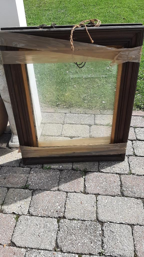 2 antieke houten fotokaders, Ophalen