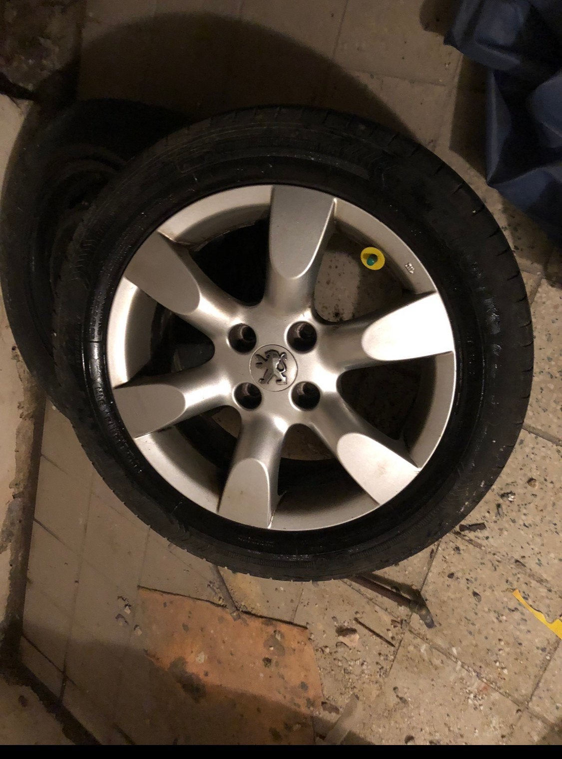 Te koop Peugeot velgen, Ophalen, Gebruikt