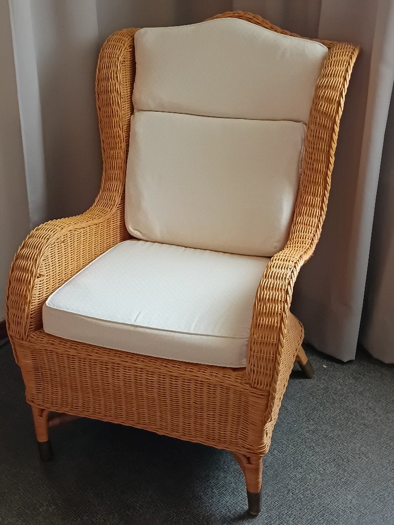 Fauteuil en rotin, Maison & Meubles, 75 à 100 cm, Osier ou Rotin, Comme neuf, Enlèvement