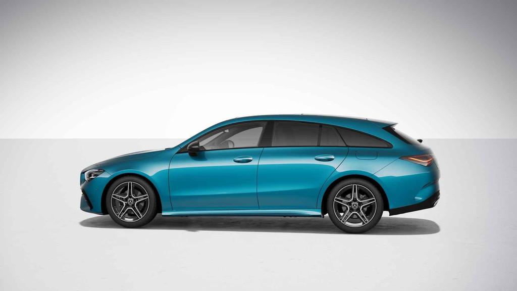 Mercedes-Benz CLA-Klasse 180 Shooting Brake AMG Line Night P, Auto's, CLA, Gebruikt, 4 cilinders, Leder en Stof