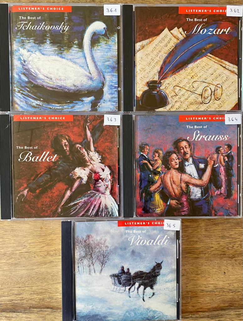 Listener’s choice Mozart,ballet,strauss,vivaldi,tchaikovsky, Ophalen of Verzenden, Zo goed als nieuw