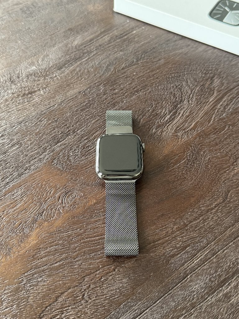 Apple Watch Series 9 Graphite SS 45mm ( Nieuwstaat ), Ophalen of Verzenden, Nieuw