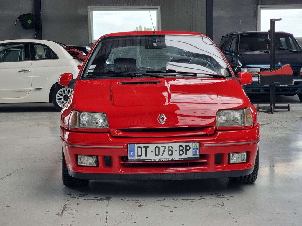Renault Clio 18i 16v (bj 1991), 135 pk, Zwart, Renault, Leder