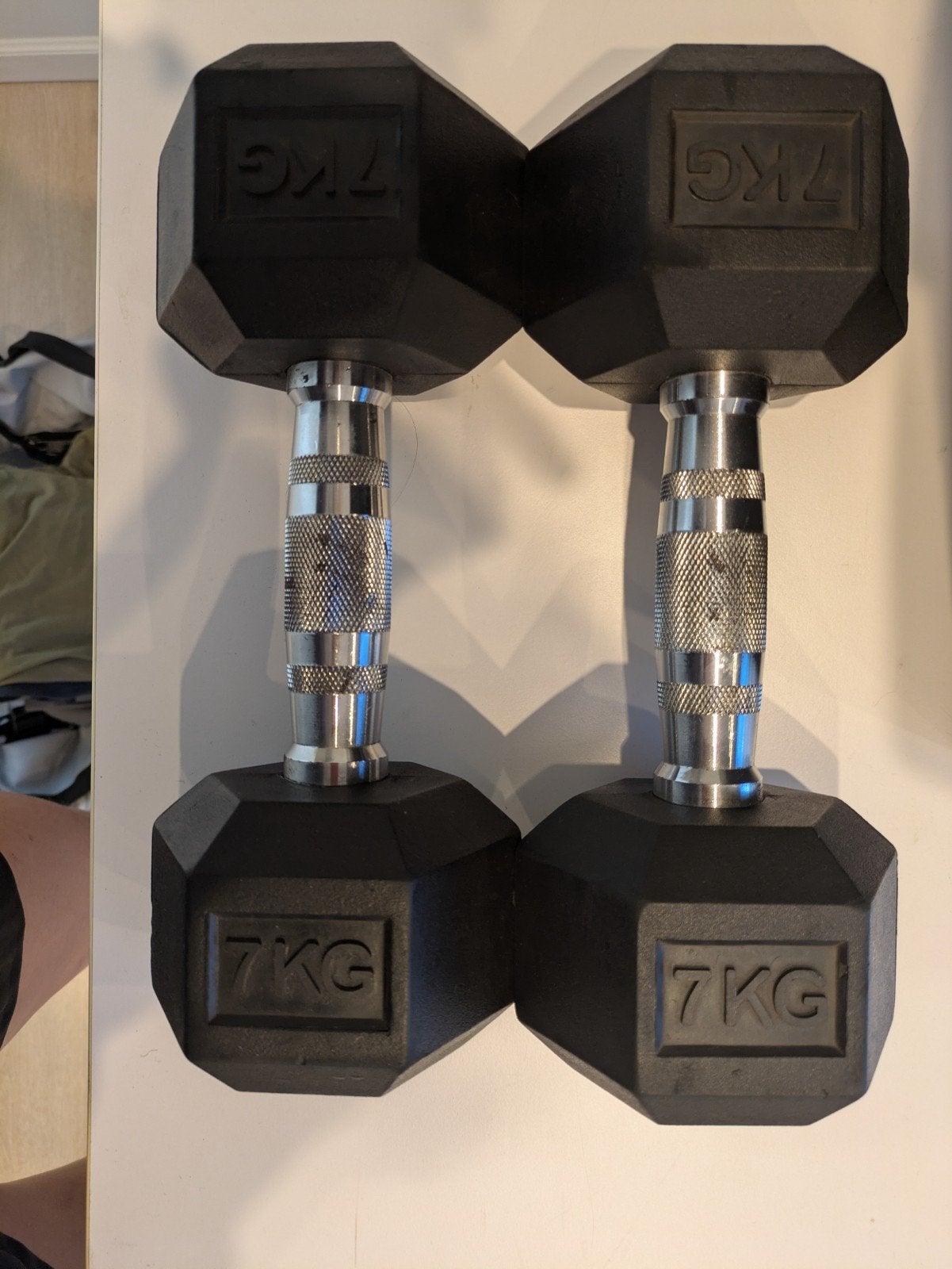 haltères hexagonales 7 kg et 10 kg, Enlèvement, Bras