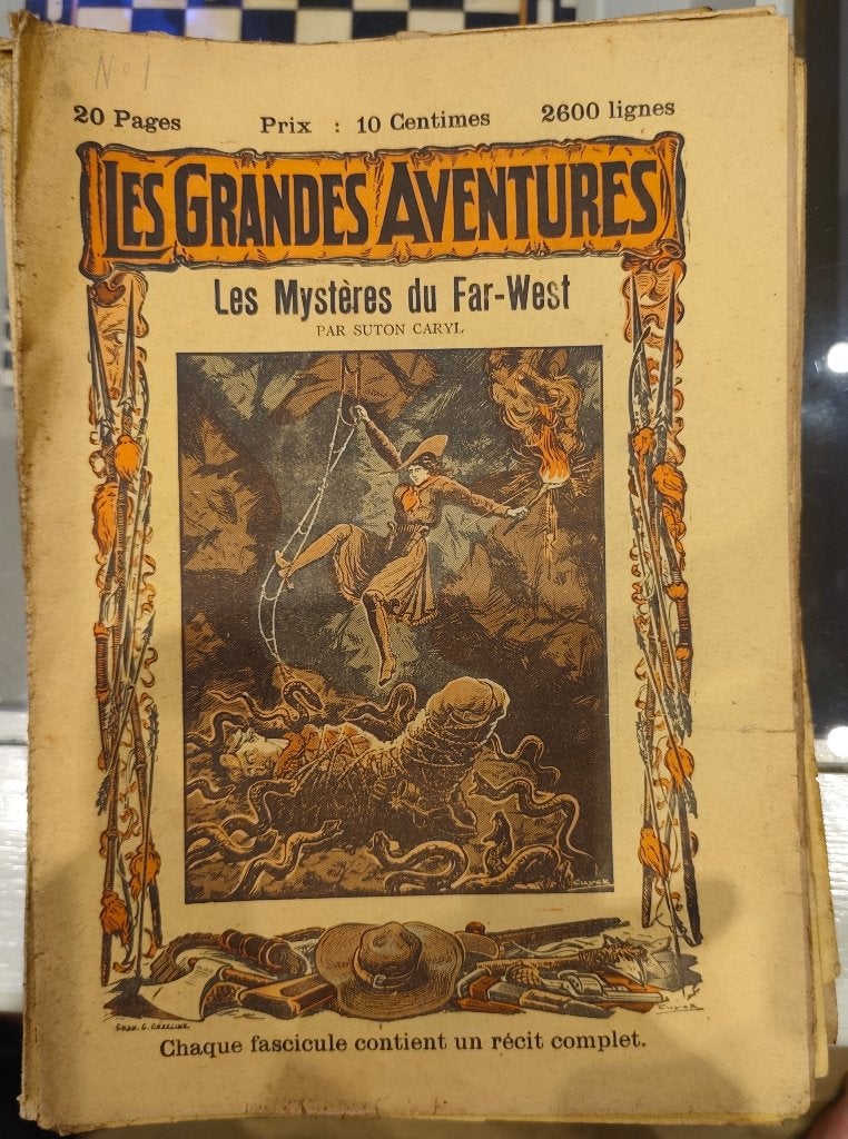 Revues début XXe les grandes aventures, Enlèvement ou Envoi, Utilisé, Autres types