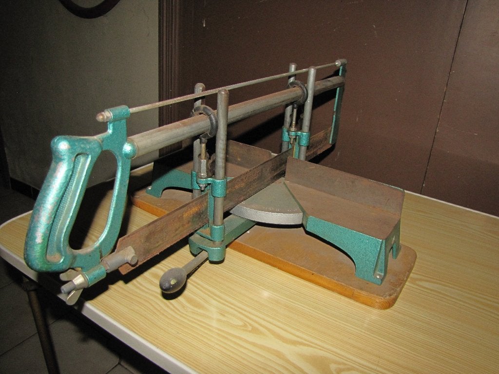 verstekzaag manueel, Doe-het-zelf en Bouw, Ophalen, Gebruikt, Zaag