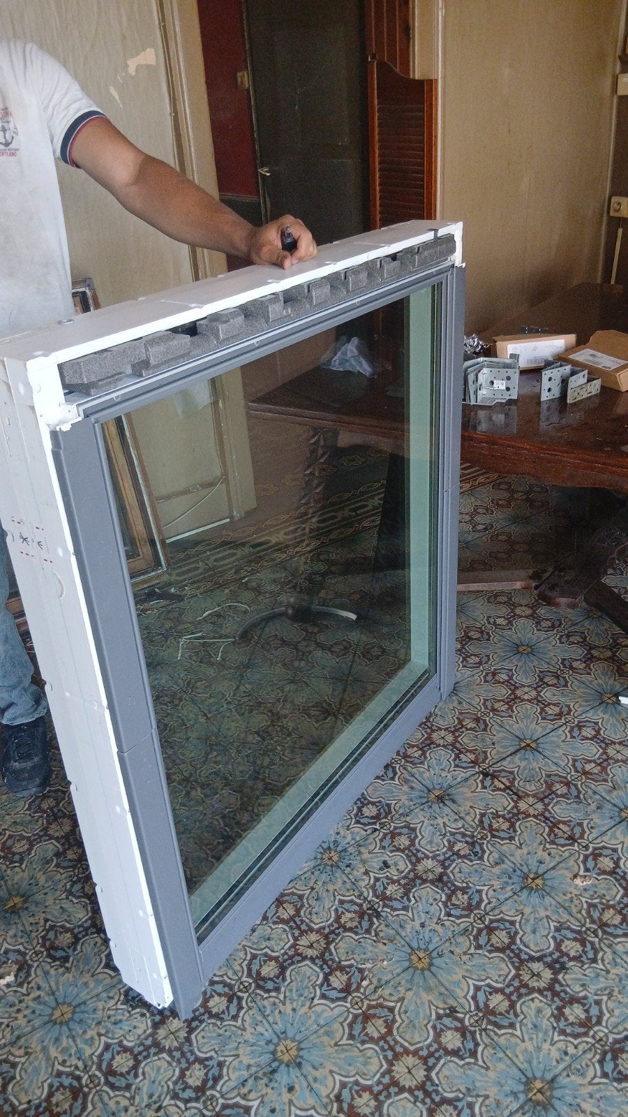 Velux 114x118, Enlèvement