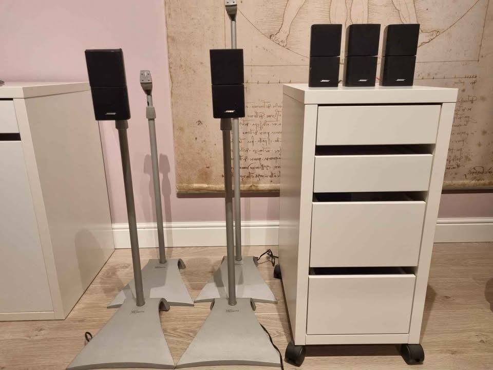 Geluidsinstallatie Bose + Yamaha versterker, Ophalen, Gebruikt