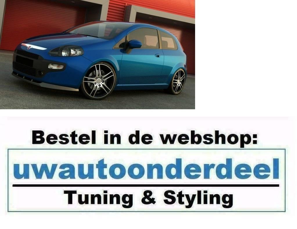 Maxton Spoiler Lip Splitter Voor Fiat Grande Punto Evo, Verzenden
