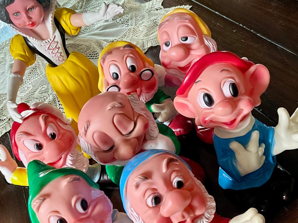 Vintage Sneeuwwitje&7 Dwergen incl. Stempels & Piepers!, Ophalen