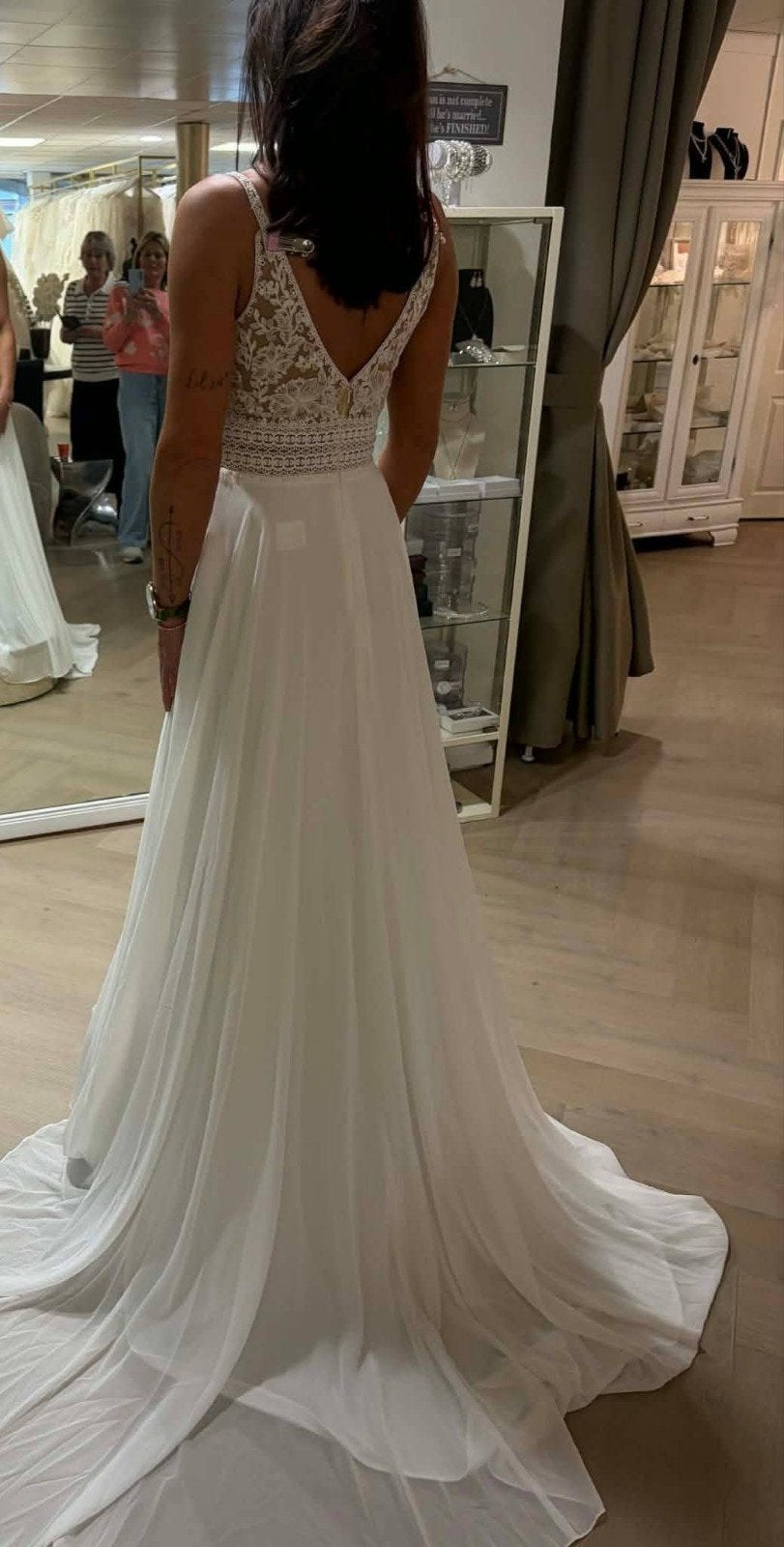 Nieuw! Prachtig opgedragen trouwkleed, Kleding | Dames, Ophalen, Nieuw, Wit, Trouwjurk